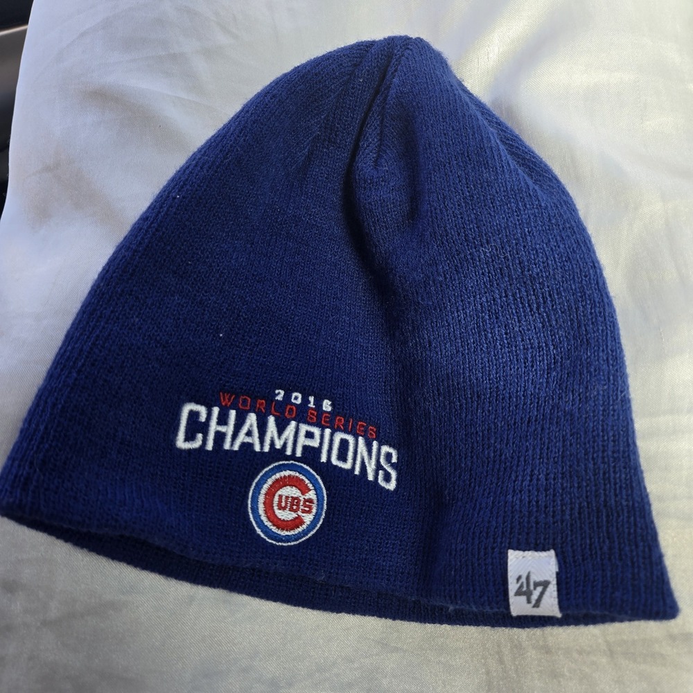 2016 Chicago Cubs World Series Beanie '47 Pre-owned